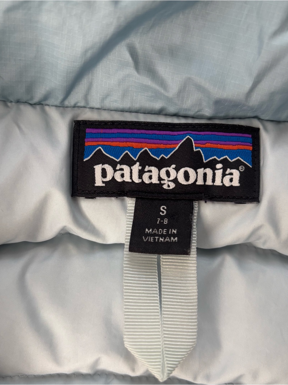 Patagonia Girls down sweater vest | size small (7-8) - Picture 4 of 7